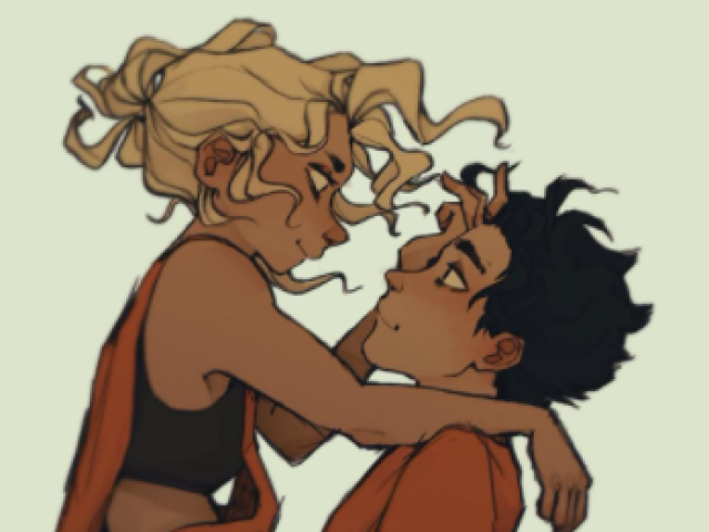 50% Annabeth e 50%Percy
