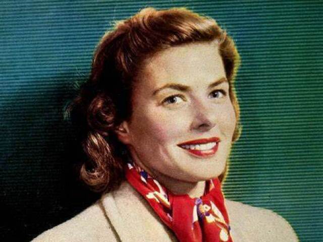 Ingrid Bergman.