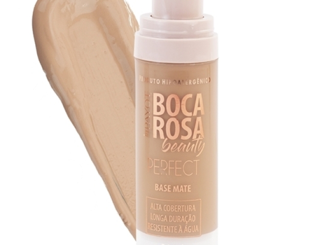 base da boca rosa