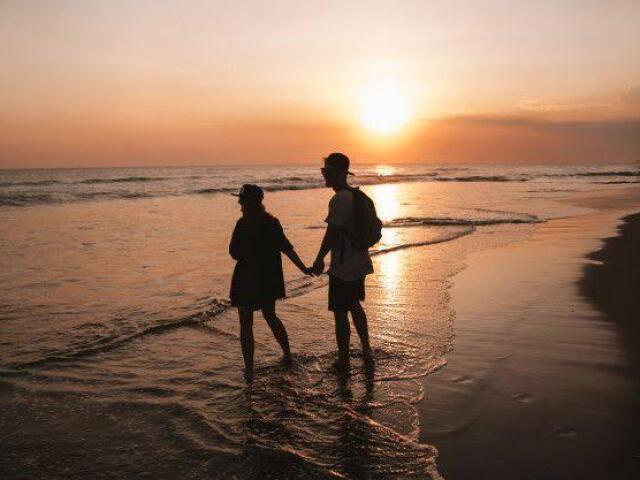 Passeio na praia