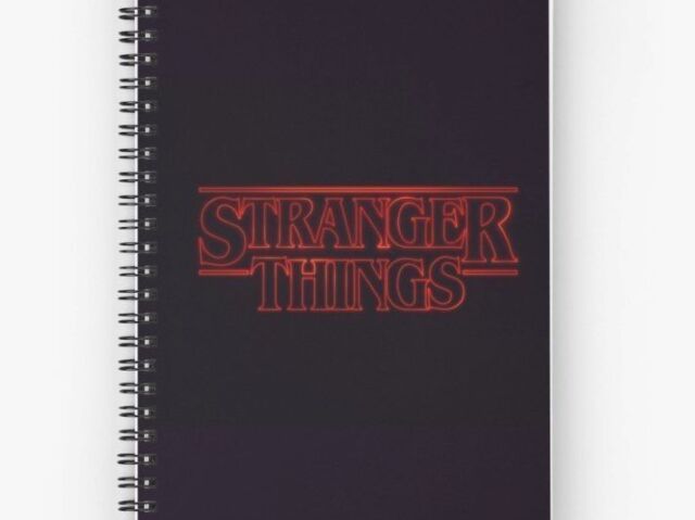 Caderno Stranger Things