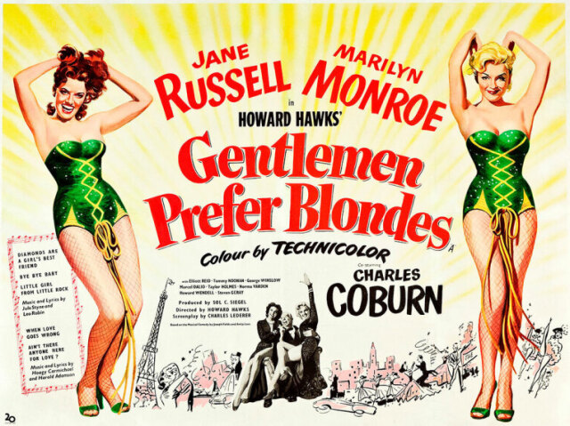 Gentleman prefer blondes (1953) ♡