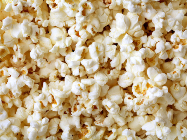 Pipoca idêntica com de cinema