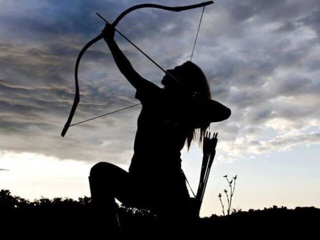 treinar com meu arco e flecha.