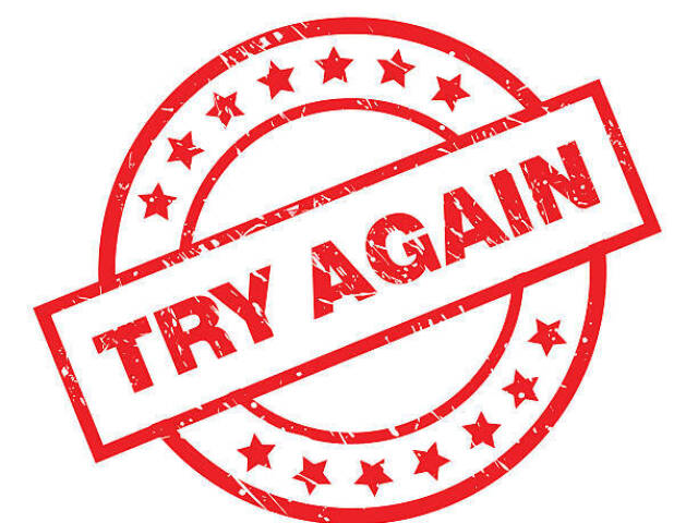 Try again!