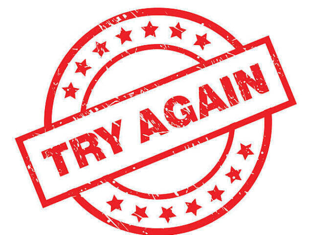 Try again!