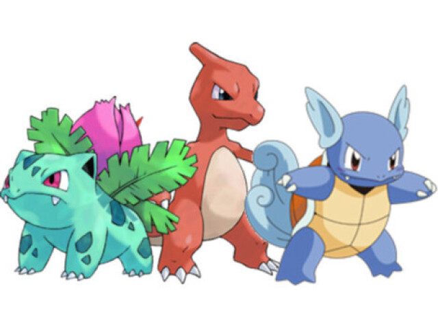 CHARMELEON, WARTORTLE E IVYSAUR