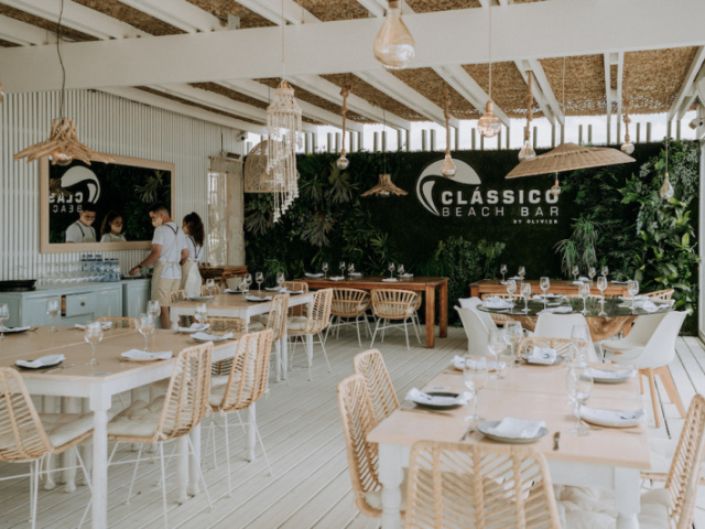 restaurante na praia