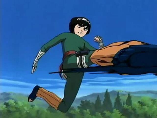 Furacão da Folha(Rock Lee)