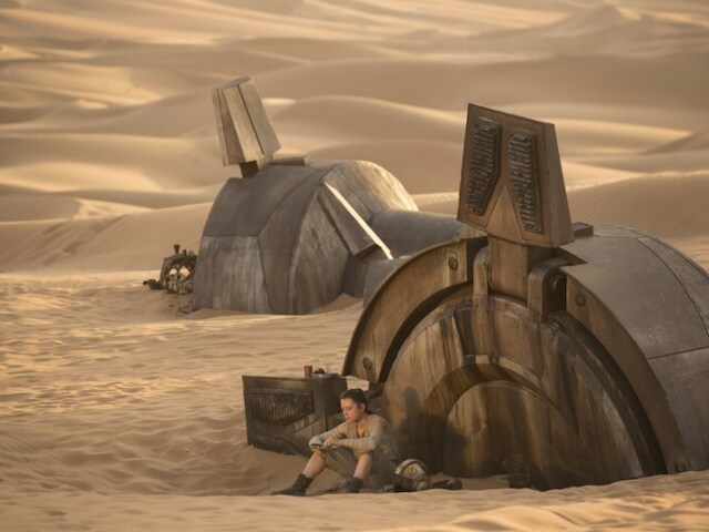 Uma casa em Jakku.