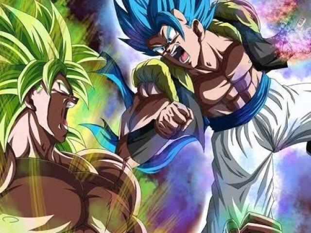 Gogeta ssj blue vs Broly