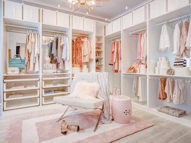 Um closet de patricinha mais lindo