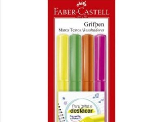 Marca texto Faber-Castell Gripen neon