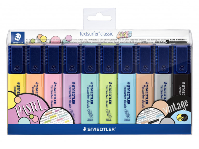 Caneta Marca Texto Staedtler Textsurfer 10 cores