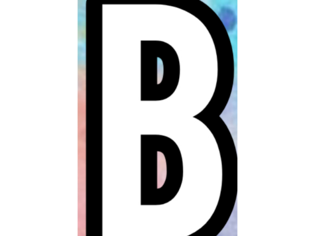 B