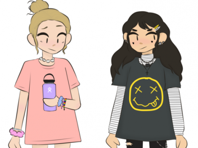 E-girl ou vsco girl