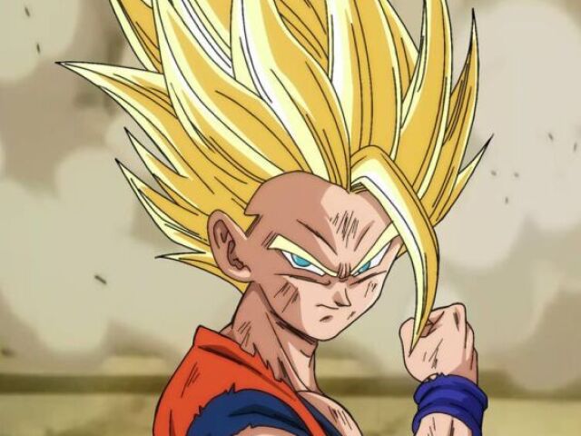 Parabéns você é o filho do Goku! Son Gohan.