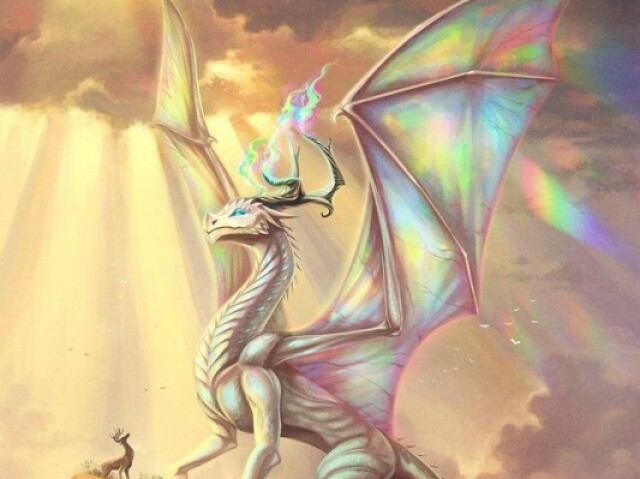 Dragao da escuridao e luz ele nao deixa que o mundo fique totalmente claro nem totalmente escuro
