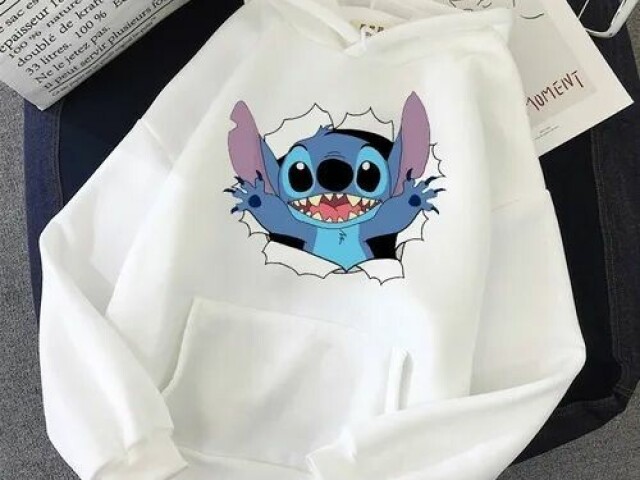 moletom do stitch CLAROOO