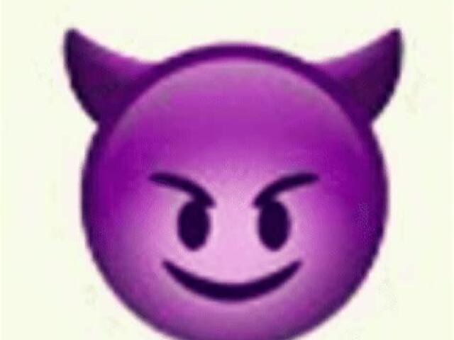 emoji demonio feliz