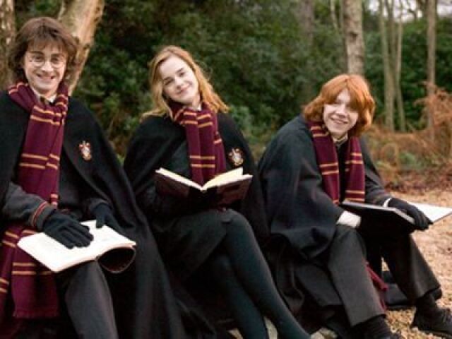 Hermione, Harry e Rony