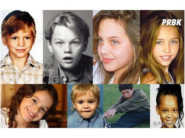 Adivinhe os famosos pela foto de quando eram crianças