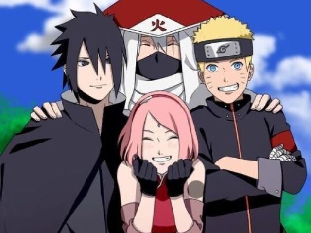 Time 7:Kakashi😷,Sasuke⚡,Sakura🌸,Naruto🦊