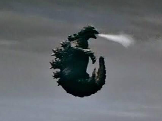 Godzilla Voando fds