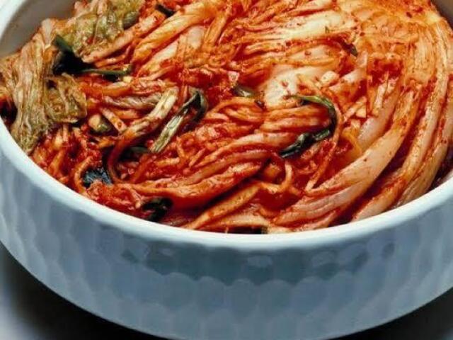 Kimchi: culinária típica Sul coreana..