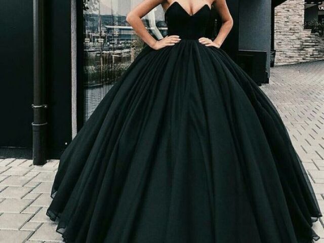 vestido preto