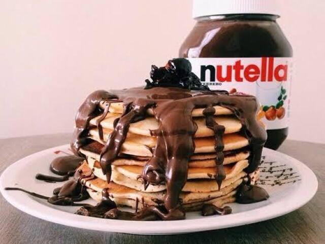 panqueca de nutella