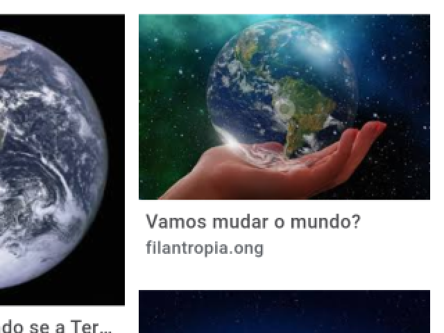 Vou mudar o mundo!