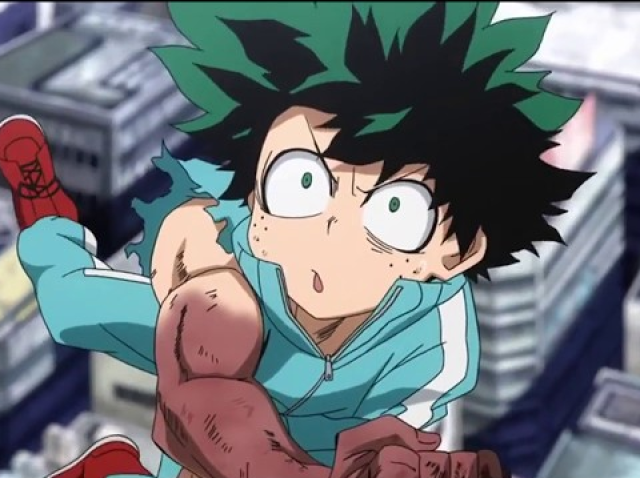 Quando o Bakugou foi atacado por um vilão (2 ep).