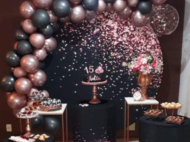 Decoração de glitter