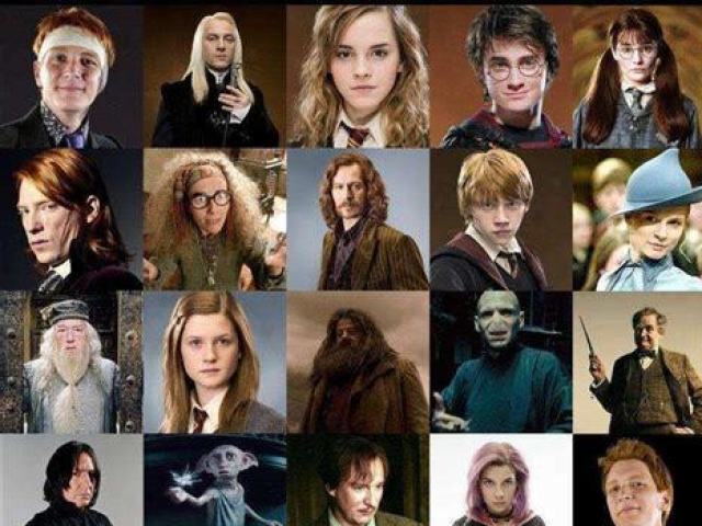 Você conhece os personagens de Harry Potter?