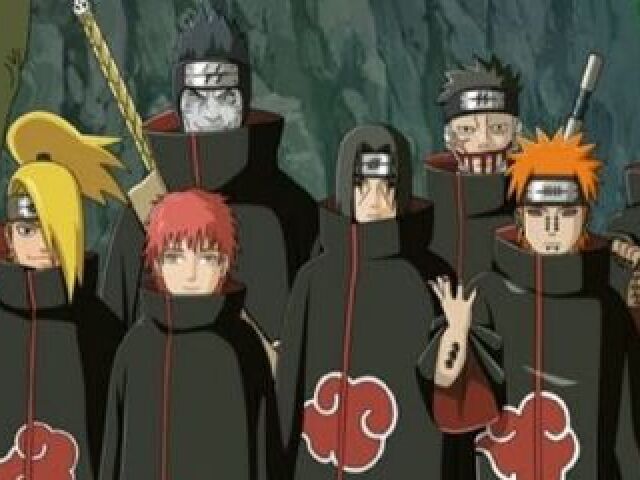 Deidara, Kizame, Sasori, itachi e Pain