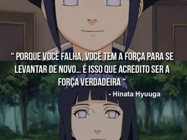 "Porque você falha,Você tem a força pra se levantar de novo... É isso que acredito que seja a verdadeira força."