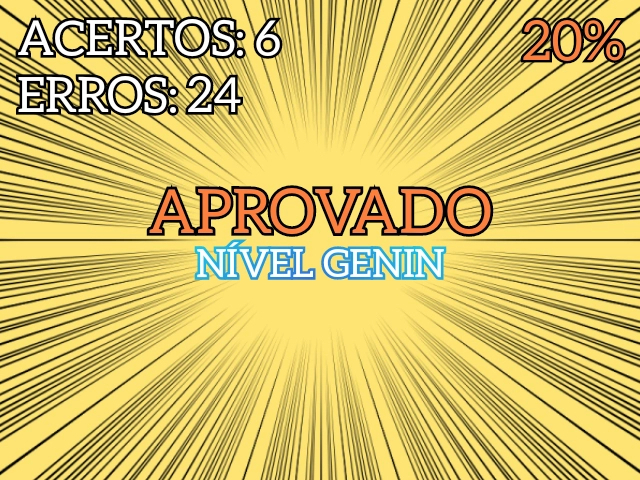 Nível Genin!! (20%)