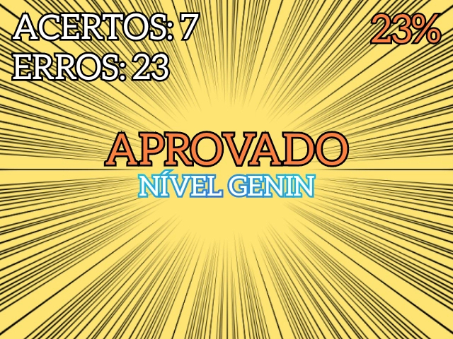 Nível Genin!! (23%)
