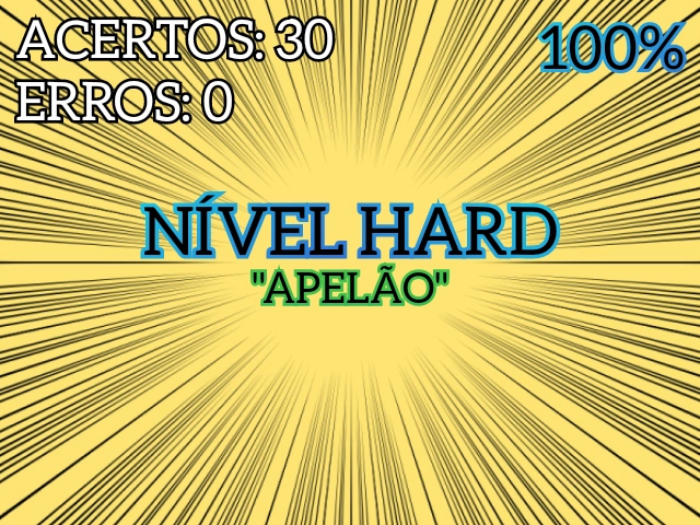 Nível Hard!! (100%)