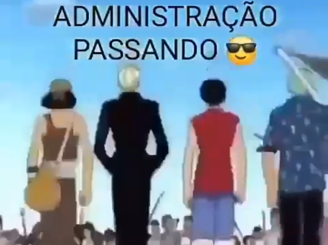 Administração passando