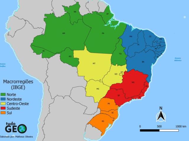 Brasil: macrorregiões