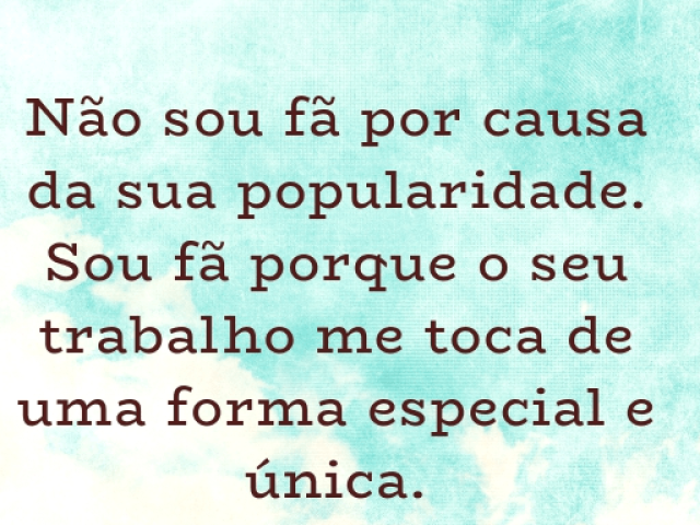 Você tentou :(