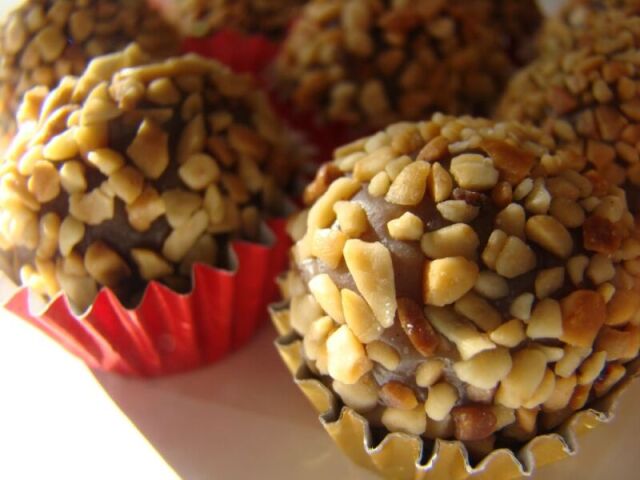 brigadeiros de castanha