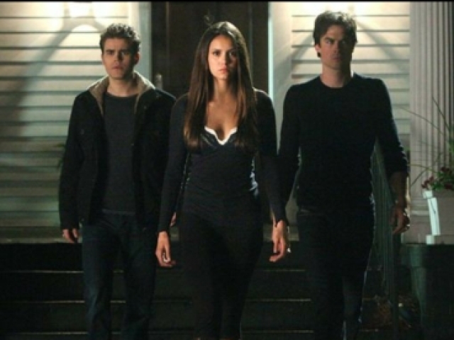 Elena, Damon e Stefan