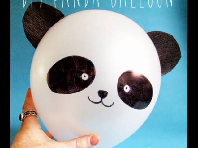 Fazer balão de panda