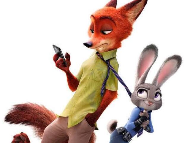 Juddy Hopps e Nick Wilde do Zootopia (juntos)