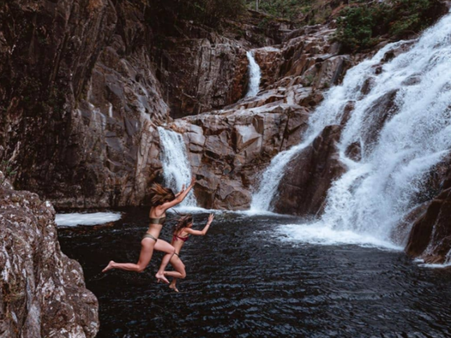 ir em uma linda cachueira