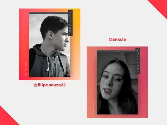Filipe e Ana Clara.
Super ligados nas redes sociais, estão sempre antenados nas tendências e assuntos do momento.
Tecnologia é com eles mesmo.
