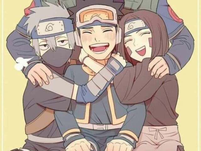 Kakashi, rin e obito